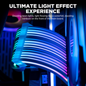 <span class=keywords><strong>PC</strong></span> RGB Cable ARGB Extensión Cable con funda Fuente de alimentación personalizada Cable RGB trenzado para caja de juegos de computadora - Product Image 4