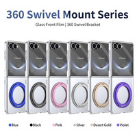 Pour Samsung Galaxy Z Flip 8 Nouvel étui pliable en PC 360 °   Support magnétique en métal compatible avec les étuis multifonctions Z Flip 7 6 5