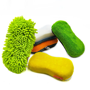 อุปกรณ์ล้างรถ Friend Car Washing Supplies ฟองน้ำล้างรถรูปเลขแปด ความหนาแน่นสูง แบบรังผึ้ง สำหรับดูแลรักษารถยนต์ - Product Image 4