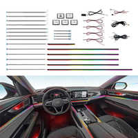 <strong>Best</strong> <strong>Selling</strong> Car Ambient <strong>Light</strong> 18 in 1 Led Car Foot Ambient <strong>Light</strong> Floor Rgb Car Interior Optical Acrylic Strip