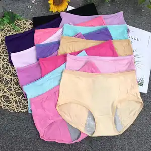 Niedriger Preis Womens Lace Period Höschen Nachhaltige auslaufs ichere Hose Absorbent Protective Menstrual Organic Cotton Under wear