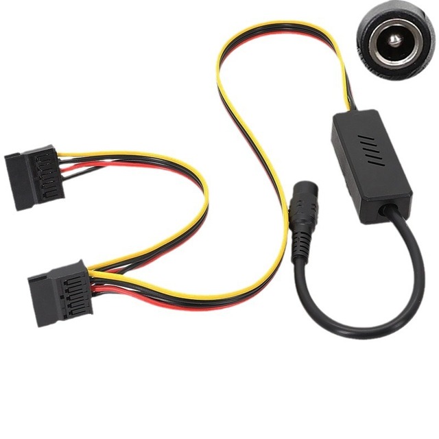 New DC 5525 to for SATA Hard Drive Power Supply Cable DC 12V Adapter to for SATA Hard Drive in Stock