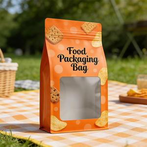 Meilleures ventes de sachets debout avec logo personnalisé imprimé, Bolsa De Embalaje, sachet d'emballage alimentaire transparent résistant à l'humidité, sachet debout - Product Image 3