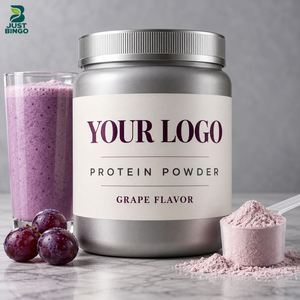 Poudre de protéines en sachets à fond plat, approvisionnement en gros avec options de saveurs personnalisées - Product Image 1