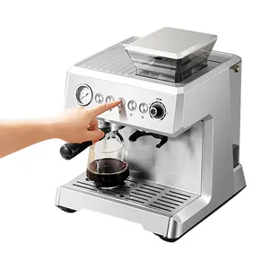 Smart Commercial Coffee Machine Economic Espresso Maker With Grinder Best Espresso Coffee Maker Machine