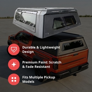 Tapa de caja de camioneta de aleación de aluminio personalizable, resistente, elevable y con cerradura, para camiones pesados - Product Image 6