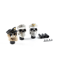 JDM RACING Résine Pirate Crâne Pommeau poignée de voiture décoration