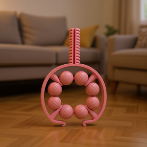 8-Ball Ring Arm <b>Massager</b> in Mixed Pink and Blue Colors for <b>Home</b> Massage - Product Image 2