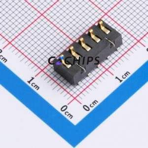 GT-BTP30005-0650B-015A Blade/Spring Contact Battery Connector SMD,P=3mm Connector Spring Contact Type 3mm 5P Horizontal Mount - Product Image 1