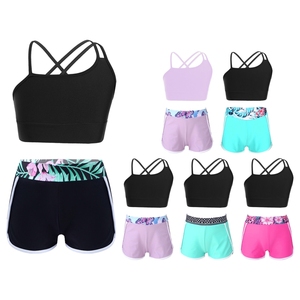 Ensemble de maillots de bain pour filles, catégorie Tankini, design plage pour enfants, passepoil contrastant, couvrance modeste, logo personnalisé - Product Image 1