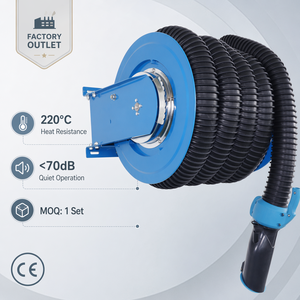 Enrouleur de <span class=keywords><strong>Tuyau</strong></span> d'Extraction Rétractable Automatique Certifié CE ISO pour Atelier Automobile et Garage – Garantie Un An – Personnalisable - Product Image 1