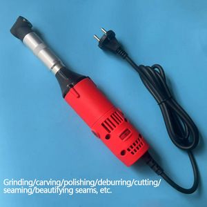 Alat pemoles listrik genggam, 110/220V Set penggiling sudut Mini, mesin pemoles pengukir ubin listrik 90 derajat - Product Image 3