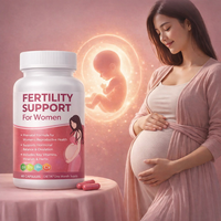 Complément de fertilité pour femmes, formule prénatale, santé reproductive, capsules d'équilibre hormonal, marque personnalisée, vente en gros