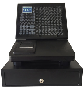 价格合理的小型企业工厂直销带现金抽屉的电子收银机 - Product Image 2