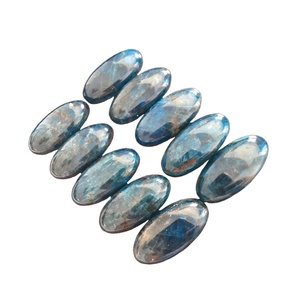 Flashy Cabochon di <span class=keywords><strong>Apatite</strong></span> blu naturale <span class=keywords><strong>pietra</strong></span> <span class=keywords><strong>preziosa</strong></span> di <span class=keywords><strong>Apatite</strong></span> di alta qualità <span class=keywords><strong>pietra</strong></span> semipreziosa polacca a mano per gioielli - Product Image 5