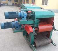 Meilleure vente broyeur de bois à tambour broyeur déchiqueteuse déchiqueteuse déchets de bois branche d'arbre fournie moteur diesel déchiqueteuse de bois