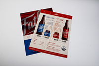 Service d'impression de flyers personnalisés de haute qualité, brochure promotionnelle couleur, dépliant, prospectus pour la publicité et le marketing d'entreprise
