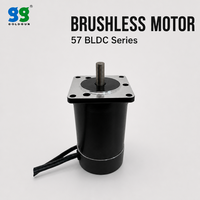 Moteur CC sans balais série 57BLR-F 100 W à performance longue durée, moteur BLDC haute efficacité pour équipement médical