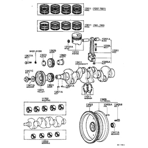 14PCS thời gian chuỗi Kit thiết lập sửa chữa <span class=keywords><strong>1gr</strong></span> 2gr 2tr 1kd KA-3113550-31010 cho Toyota 4Runner grn210 grn215 <span class=keywords><strong>1gr</strong></span> 12R 1kdftv - Product Image 6