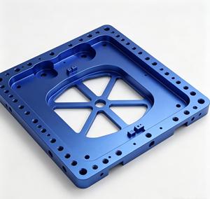 Brida hexagonal de aluminio mecanizada por CNC personalizada con orificio central y seis orificios de montaje, piezas de repuesto para motocicleta mecanizadas por CNC - Product Image 5