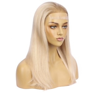 Peluca Médica de Cabello Humano Virgen Monica, Mono con Frente de Encaje, Fabricada a Máquina, Laterales de Silicona con Clips - Product Image 3