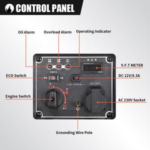Générateur à essence portable ultra-silencieux de haute qualité 1KW, 1.3KW, 2KW, 3KW, idéal pour les dîners familiaux et le camping - Product Image 4