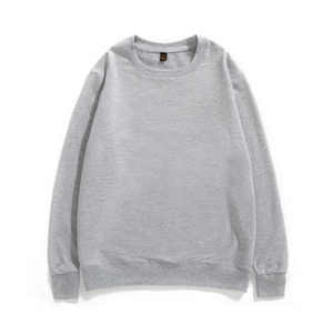 Sweatshirts surdimensionnés en coton 100% de qualité supérieure pour hommes en vrac pulls neutres unis personnalisés - Product Image 5