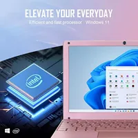 Ordinateur portable NBD 10 ''Windows 11 Notebook 8GB 128GB Intel Celeron Quad Core Processors Laptop pour le travail