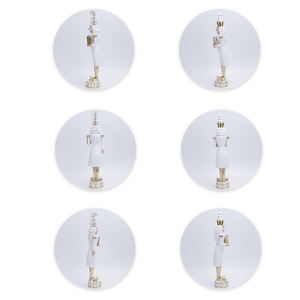 Redeco Nouveau Unique Blanc De Noël Noyer Soldat Ornements Résine De Noël <span class=keywords><strong>Casse</strong></span>-<span class=keywords><strong>Noisette</strong></span> Figurine Pour Cadeaux Décoration De <span class=keywords><strong>La</strong></span> Maison - Product Image 5