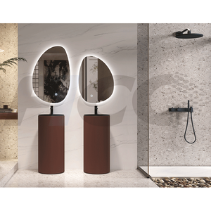 Desain Baru Kamar Mandi Disesuaikan Backlit Cermin Defogger Lampu Dimmer Mandi Led Cermin Kamar Mandi Modern - Product Image 2