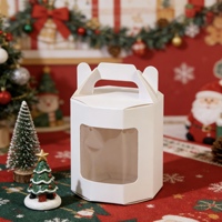 Boîtes en carton blanc cylindriques écologiques personnalisées pour l'emballage d'objets décoratifs et de figurines de poupées