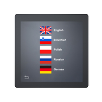 Termostato Inteligente WiFi con Pantalla Táctil TFT a Color para Calefacción por Suelo Radiante Eléctrico, Programación Semanal