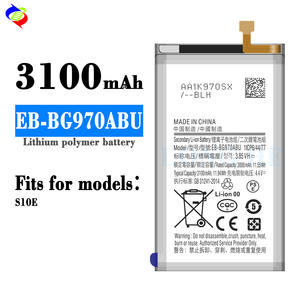 SAM Galaxy S10E EB-BG970ABU 3100mAh 3.85V用の卸売二次リチウムイオン電話バッテリーSM-G970 - Product Image 2