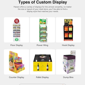 ชั้นวางแสดงสินค้าอาหารสัตว์เลี้ยงแบบกำหนดเองจากโรงงาน ชั้นวางแสดงสินค้า POP สำหรับซูเปอร์มาร์เก็ต ชั้นวางแสดงสินค้าสำหรับอาหาร - Product Image 6