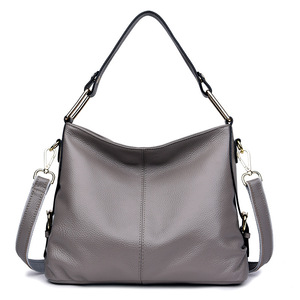 Sac fourre-tout décontracté en cuir véritable pour femme, collection Printemps 2025 – Sac à main et bandoulière souple et imperméable - Product Image 4