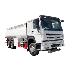 Estoque de fábrica 375hp 6*4 sinotruck Howo caminhão tanque de combustível de 20.000 litros usado