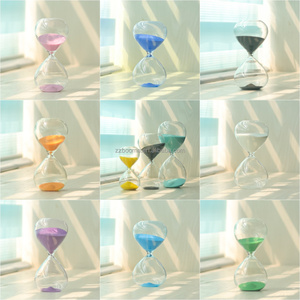 Minuterie de sable d'emballage de logo de marque privée <span class=keywords><strong>6</strong></span> couleurs sablier minuterie de sable minute différente - Product Image 5