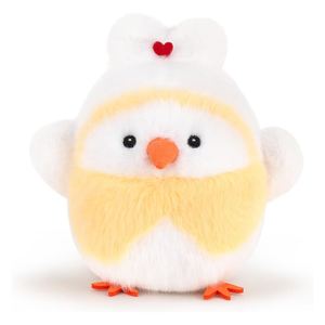 Peluche de Pollo Pequeño de 3.9 Pulgadas, con Boca Puntiaguda, Suave, Color Amarillo, Abdomen Redondo, Seguro para Niños, Popular Compañero de Juego - Product Image 1
