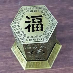 Quemador de incienso antiguo Hexagonal Momafu Heart <span class=keywords><strong>Sutra</strong></span> Soporte de incienso creativo Zen Aromaterapia Budista Incensario - Product Image 4