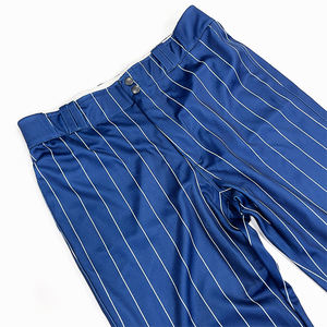 เสื้อเจอร์ซีย์เบสบอลลายทางคลาสสิกออกแบบได้ตามต้องการปักโลโก้ด้วยกระดุมเสื้อกีฬาเบสบอล - Product Image 2