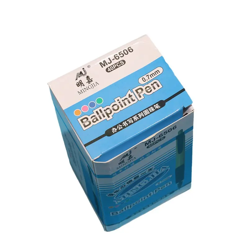 Factory Direct Sale Cheap Plastic Ballpoint Pens 0.7mm Writing Width