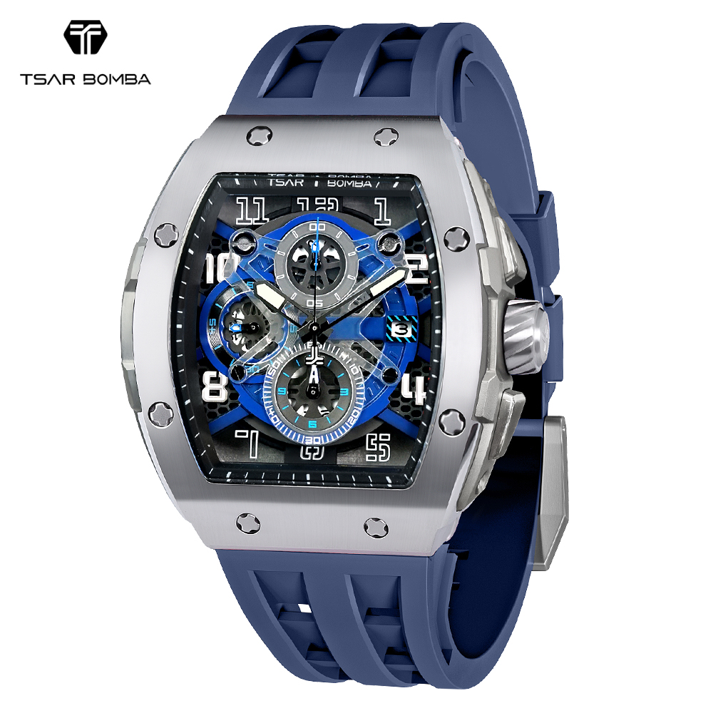 TSAR BOMBAの腕時計 Amazon.com: TSAR BOMBA Watch for Men, Luxury Square Watch
