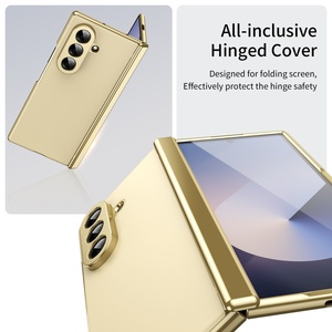 Coque de téléphone personnalisée AG mate pour Samsung Z Fold 8 3 4 5 6 7 avec protection d'écran avant, charnière plaquée et coque arrière antichoc - Product Image 5