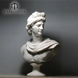 Estátua romana de deus apollo bust cabeça estátua artística para venda