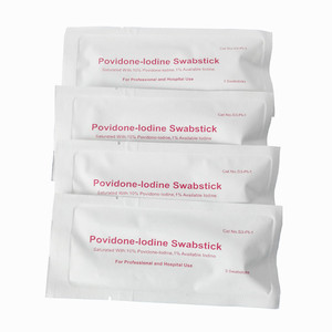 Hisopos de Algodón con Solución de Yodopovidona Empaquetados Individualmente Renvita con Desinfección con Ozono para Desinfección de Piel/Heridas, Uso Médico - Product Image 4