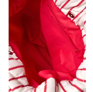 กระเป๋าโท้ทผ้าแคนวาสทรงพัฟฟ์ฟิชสำหรับผู้หญิง แฟชั่น ทันสมัย ขนาดใหญ่ ใส่ของได้เยอะ พิมพ์โลโก้ได้ตามต้องการ พกพาสะดวก กันน้ำ เหมาะสำหรับใส่ของช้อปปิ้ง - Product Image 2