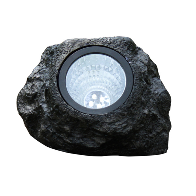 Stone Shaped Garden Decorative Solar Stone Shaped Solar Spotlight, Put in the Garden, Feel Very Comfortable Solar Light.