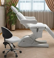 Table de massage électrique moderne à 3 moteurs pour esthéticiennes, lit de spa pour extensions de cils