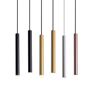 Lámpara Colgante LED Regulable, Lámpara de <span class=keywords><strong>Tubo</strong></span> Largo, Decoración para Isla de <span class=keywords><strong>Cocina</strong></span>, Comedor, Tienda, Bar, Lámpara de <span class=keywords><strong>Tubo</strong></span> Cilíndrico, Lámpara de <span class=keywords><strong>Cocina</strong></span> - Product Image 2