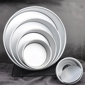 Hoogwaardige Multifunctionele Diy Bakgereedschap Set Inclusief Ronde Aluminium Cakevorm En Gebakgereedschap Cakevormen